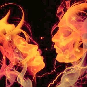 Twin flame lovers fire of the soul mates