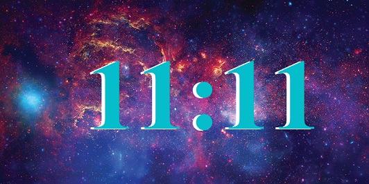 Cosmic nebula 11:11